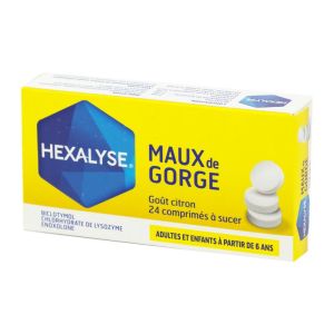 Hexalyse, 24 comprimés à sucer