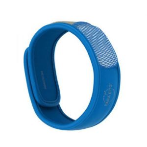 PARAKITO Bracelet BLEU - Bracelet Anti Moustiques Rechargeable Couleur Bleu - Prévention Naturelle C