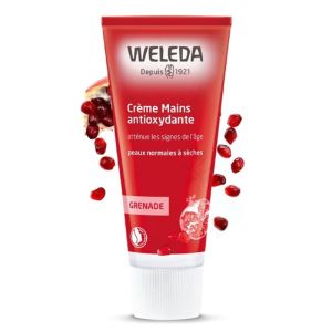 WELEDA BIO GRENADE Crème Mains Antioxydante 50ml - Atténue les Signes de l' Age - Peaux Normales à Sèches