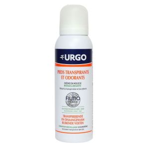 URGO Filmomousse Pieds transpirants et odorants crème mousse rééquilibrante 125ml
