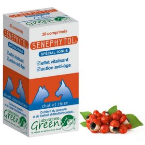 SENEPHYTOL Spécial Tonus 30 Comprimés Chat et Chien - Guarana, Eleuthérocoque