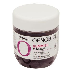 OENOBIOL 60 Gummies Minceur - Coupe Faim et Anti-Fringales