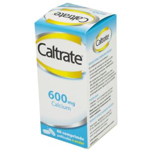 CALTRATE 600 mg, 60 Comprimés pelliculés