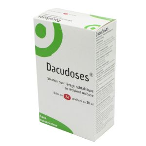 Dacudoses solution pour lavage ophtalmique - 24 unidoses de 10 ml