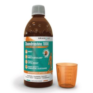 CHONDROSTEO+ 1000 Articulations Solution Buvable 500ml - Bien-être et Mobilité Articulaire et Musculaire