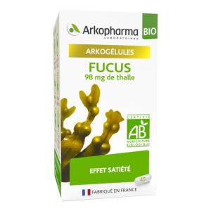 ARKOGELULES BIO Fucus 98mg de Thalle - Bte/45 - Effet Satiété