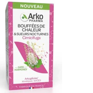 ARKOPHARMA Bouffées de Chaleur & Sueurs Nocturnes "Cimicifuga" 60 gélules