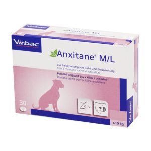 ANXITANE M / L Chiens de plus de 10 kg - Anxiété, Aide à Maintenir Calme et Relaxation - Bte/30