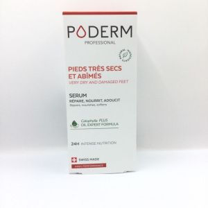 PODERM PROFESSIONNAL , Pied Très Sec et Abîmés, Serum Répare, Nourrit, Addoucit , Fl/75 m , 7640178212312