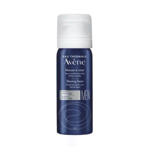 AVENE MEN Mousse à Raser 50ml - Peaux Normales et Sensibles, Barbes Normales - Sans Alcool