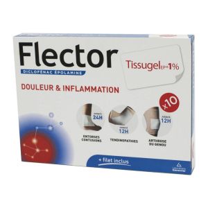 Flectortissugel EP 1 %, 10 emplâtres