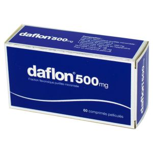 Daflon 500 mg, 60 comprimés pelliculés