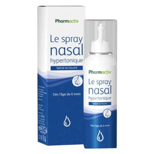 PHARMACTIV Le Spray Nasal Hypertonique 100ml - Spécial Nez Bouché Dès 6 Mois