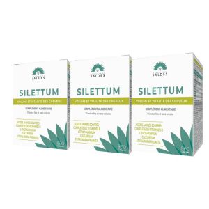 JALDES SILETTUM 180 Gélules Offre Spéciale - Complément Alimentaire Volume et Vitalité des Cheveux