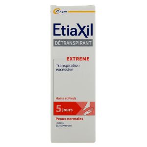 ETIAXIL Détranspirant Traitement Pieds Lotion Peaux Normales - Sudo Régulateur - 100ml