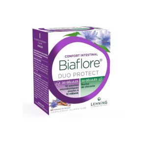 BIAFLORE DUO PROTECT 30 + 30 Gélules - Confort Intestinal