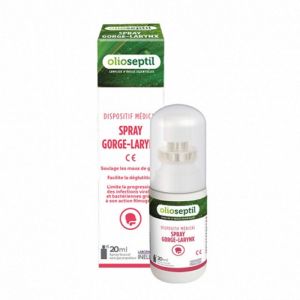 OLIOSEPTIL Gorge Larynx Spray 20ml - Mal de Gorge, Irritations