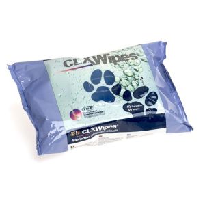 CLX WIPES 40 Lingettes 22 x 30cm - Hygiène Cutanée Chat, Chien