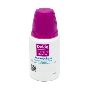 Dakin Cooper Stabilé Solution antiseptique - Flacon 60ml