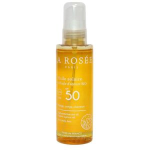LA ROSEE - Huile solaire huile abricot bio SPF50 150ml