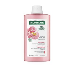 KLORANE à la PIVOINE Bio 400ml - Shampooing Apaisant Cuirs Chevelus Irrités - Fl/400 ml - 3282770145076