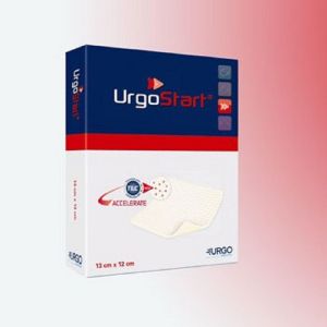 URGOSTART 13 x 12 cm - Bte/16 - Pansement Hydrocellulaire Non Adhésif avec Matrice TLC NOSF