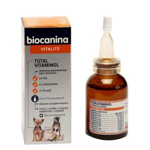 BIOCANINA VITALITE TOTALVITAMINOL - Apport en Vitamines Gouttes Buvables 30 ml