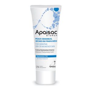 APAISAC Crème Hydratation Intense 24H 40ml - Peaux Sensibles Sèches ou Fragilisées