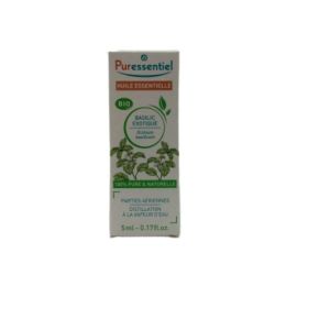 PURESSENTIEL BIO Basilic 5ml - Huile Essentielle Ocimum basilicum