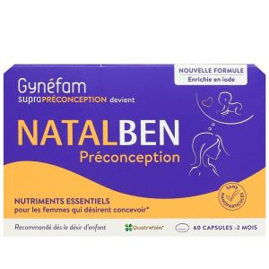 Natalben ( anciennement gynefam) préconception 60 capsules