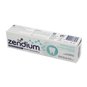 ZENDIUM PROFESSIONNEL Formule Douce 75ml - Dentifrice Bouches Sensibles, Aphtes