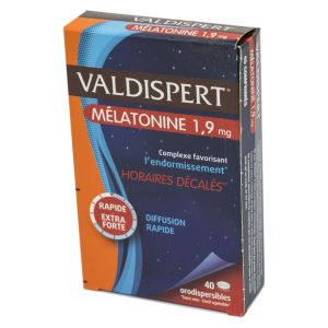 VALDISPERT MELATONINE 1.9 mg - Compléménet Alimentaire à Diffusion Rapide Favorisant l' Endormisseme
