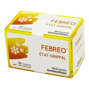 Febreo , Etat grippal - 50 comprimés