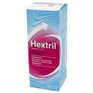 Hextril 0,1% bain de bouche - Flacon 400 ml