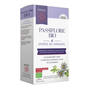 DAYANG PASSIFLORE BIO 15 Gélules Végétales - Complément Alimentaire Sphère du Sommeil