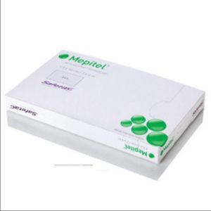 Mepitel 5 x 7.5 cm - Bte/10 - Pansement interface protecteur transparent non adhérent - MOLNLYCKE
