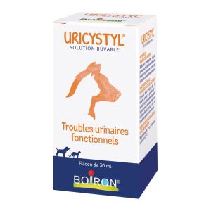 URICYSTYL solution buvable Chiens chats - Fl/30 ml - Laboratoire BOIRON