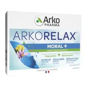 ARKORELAX MORAL+ 60 Comprimés - Humeur Positive, Equilibre Mental, Réduction de la Fatigue