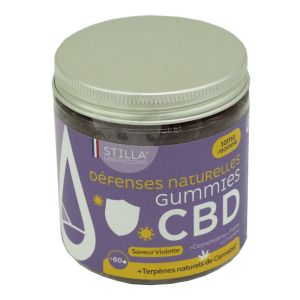 STILLA 60 Gummies CBD Défenses Naturelles - Saveur Violette - 100% Naturel, sans THC