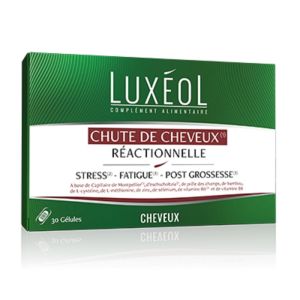 LUXEOL CHEVEUX Chute de Cheveux Réactionnelle 30 Gélules