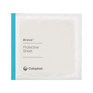 COLOPLAST BRAVA Plaque de Protection Cutanée 10 x 10 cm - Protection de la Peau Péristomiale (Colost