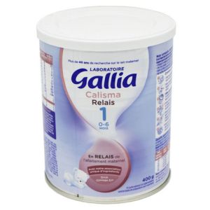 GALLIA CALISMA Relais 1 Bte/400g - Lait en Poudre 1er Age - Nourrissons de 0 à 6 mois