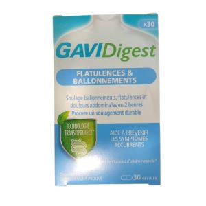 GAVIDigest Flatulences & Ballonnements - 30 Gélules