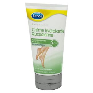 SCHOLL ExpertCare Crème Hydratante Quotidienne - Peaux Normales à Sèches - Glycérine - T/150ml