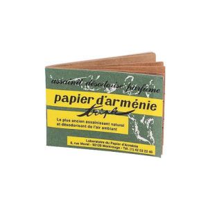 PAPIER D ARMÉNIE TRIPLE Désodorisant naturel - Carnet 12 feuillets