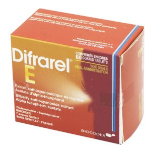 Difrarel E Comprimé enrobé, boîte 60