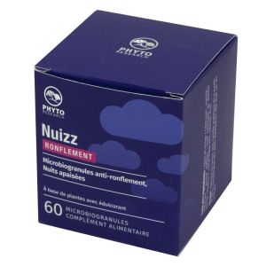 NUIZZ RONFLEMENT Bte/60 - Complément Alimentaire à Base de Plantes avec Edulcorant - En Cas de Ronfl