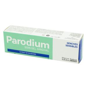 PARODIUM  Soin Gel Gingival Antiseptique 50ml - Gencives Sensibles - Extrait de Rhubarbe