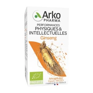 ARKOGELULES BIO Ginseng 1560mg de Racine - Bte/45 - Tonus et Vitalité