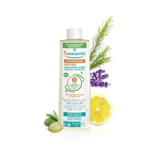 PURESSENTIEL ASSAINISSANT Eco Recharge Savon Liquide Surgras 500ml - Peaux Sèches, Sensibles et Réactives